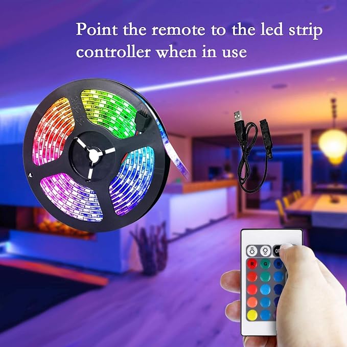 12V LED Light Strip RGB - 5 meters