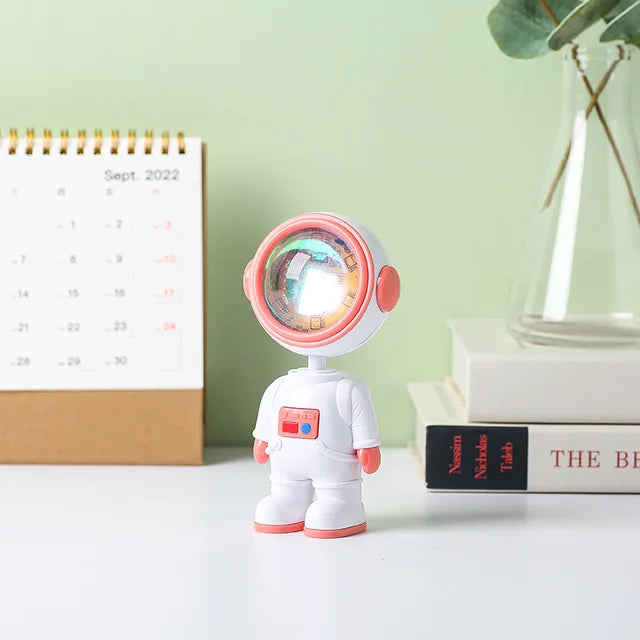 Lampe de nuit étoilée à LED avec projecteur arc-en-ciel et néon, idéal pour les astronautes