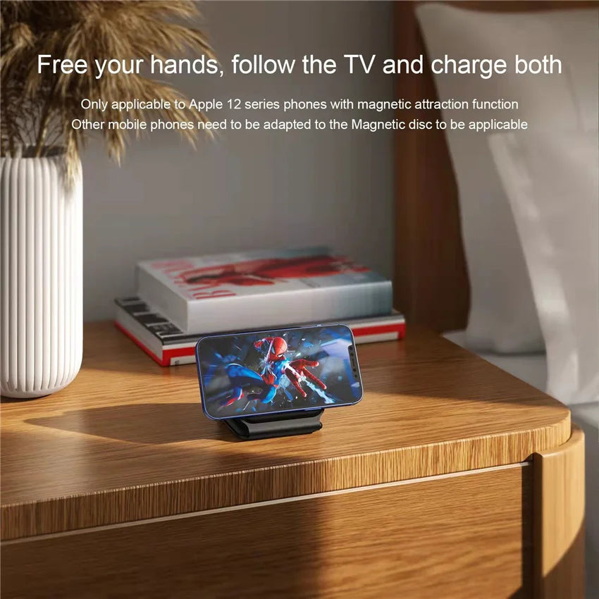 Chargeur sans fil magnétique 3 en 1 15 W pour iPhone 14, 13 et 12