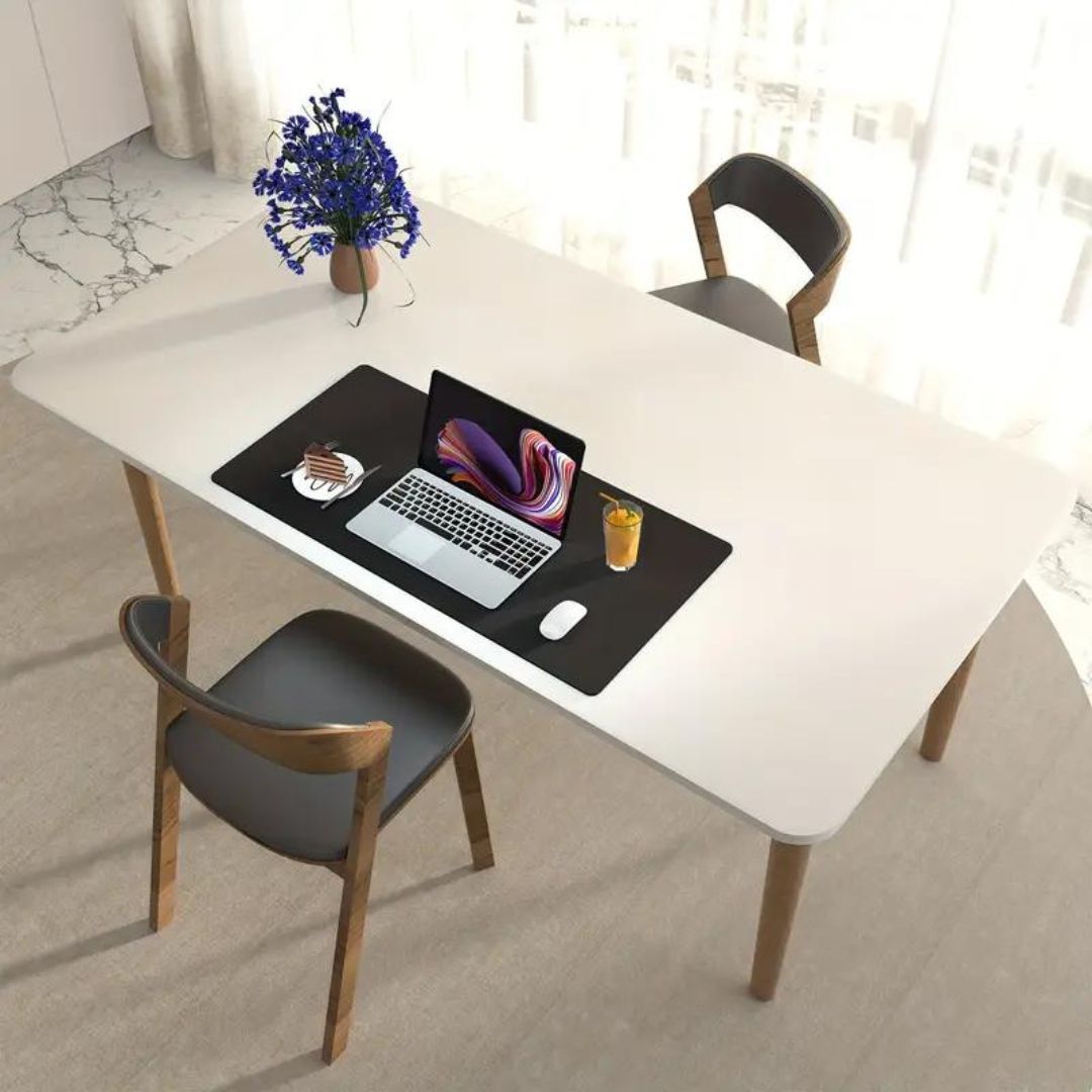 Tapis de bureau et clavier souris en cuir PU