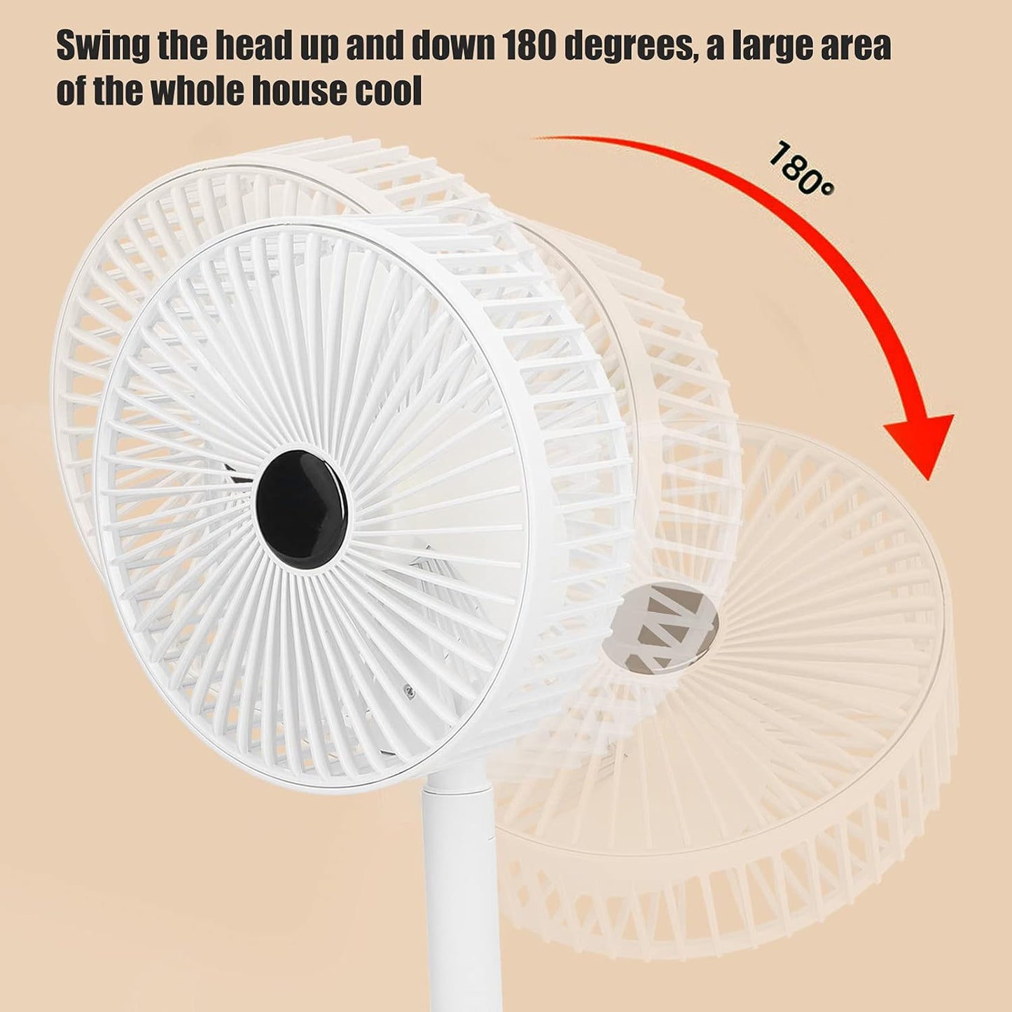 Ventilateur de Bureau USB Portable et Pliable