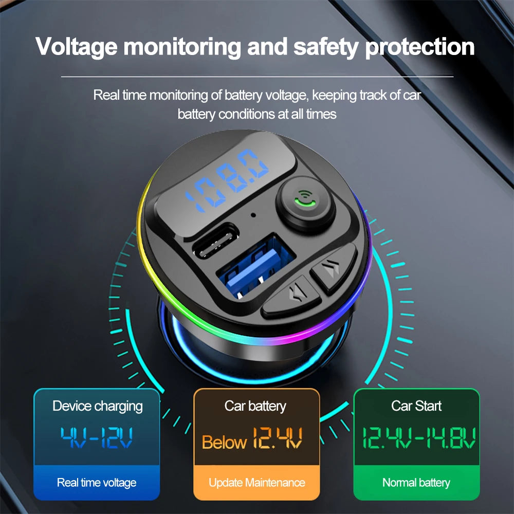 MP3 voiture Bluetooth avec Cable Charge Rapide