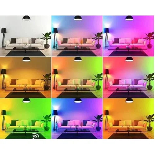 Lampe Led RGB – Blanc – E27 + Télécommande