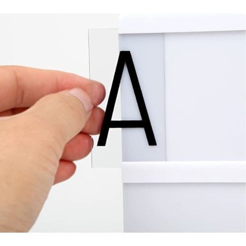 Boîte à Lumière LED  - Avec 96 Lettres Et Symboles