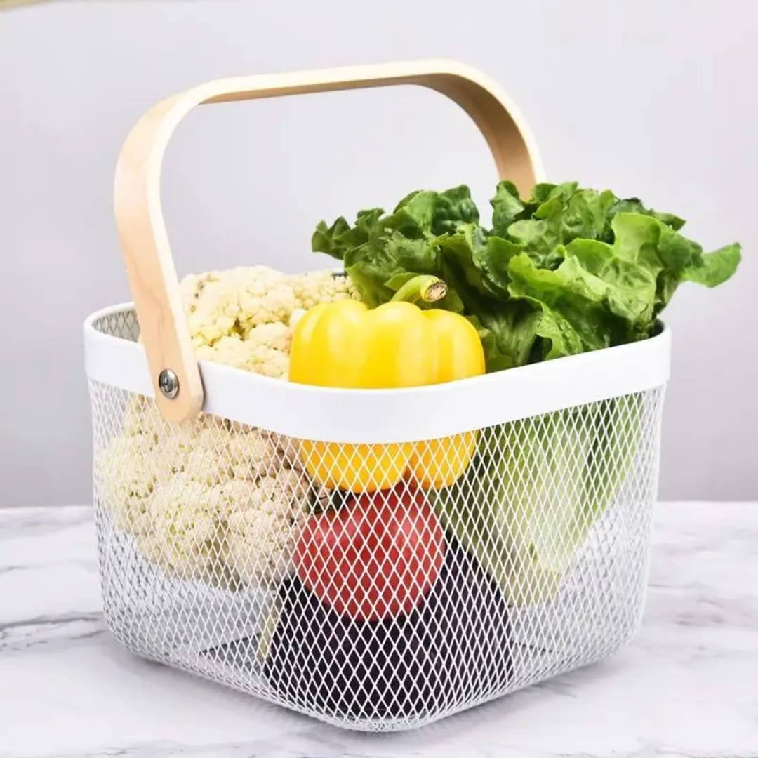 Panier De Cuisine Domestique, panier de fruits et légumes