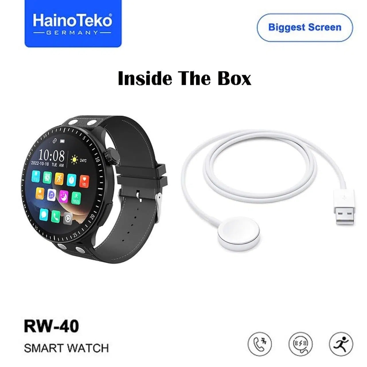 Haino Teko RW-40 noir +airpods gratuit
