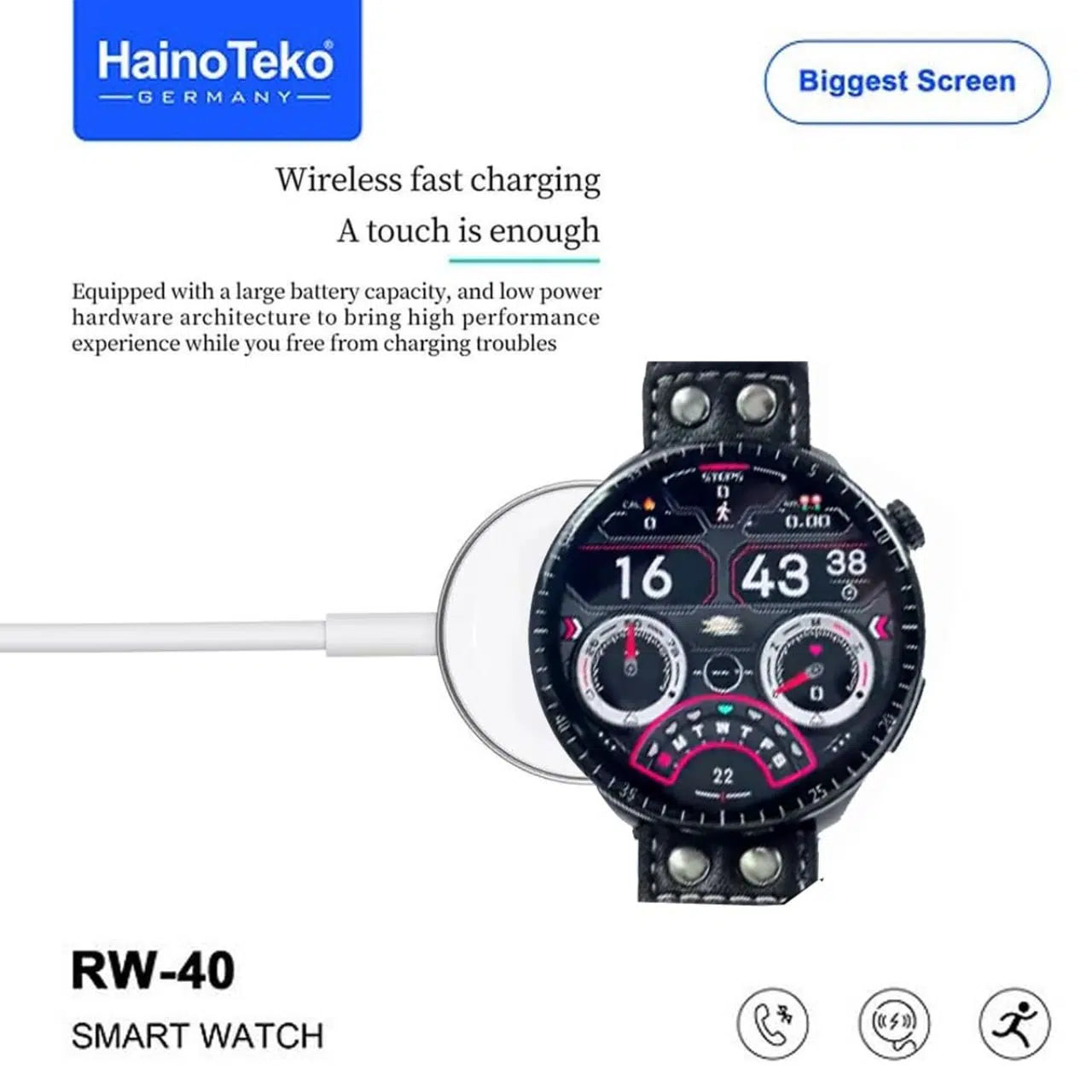 Haino Teko RW-40 noir +airpods gratuit