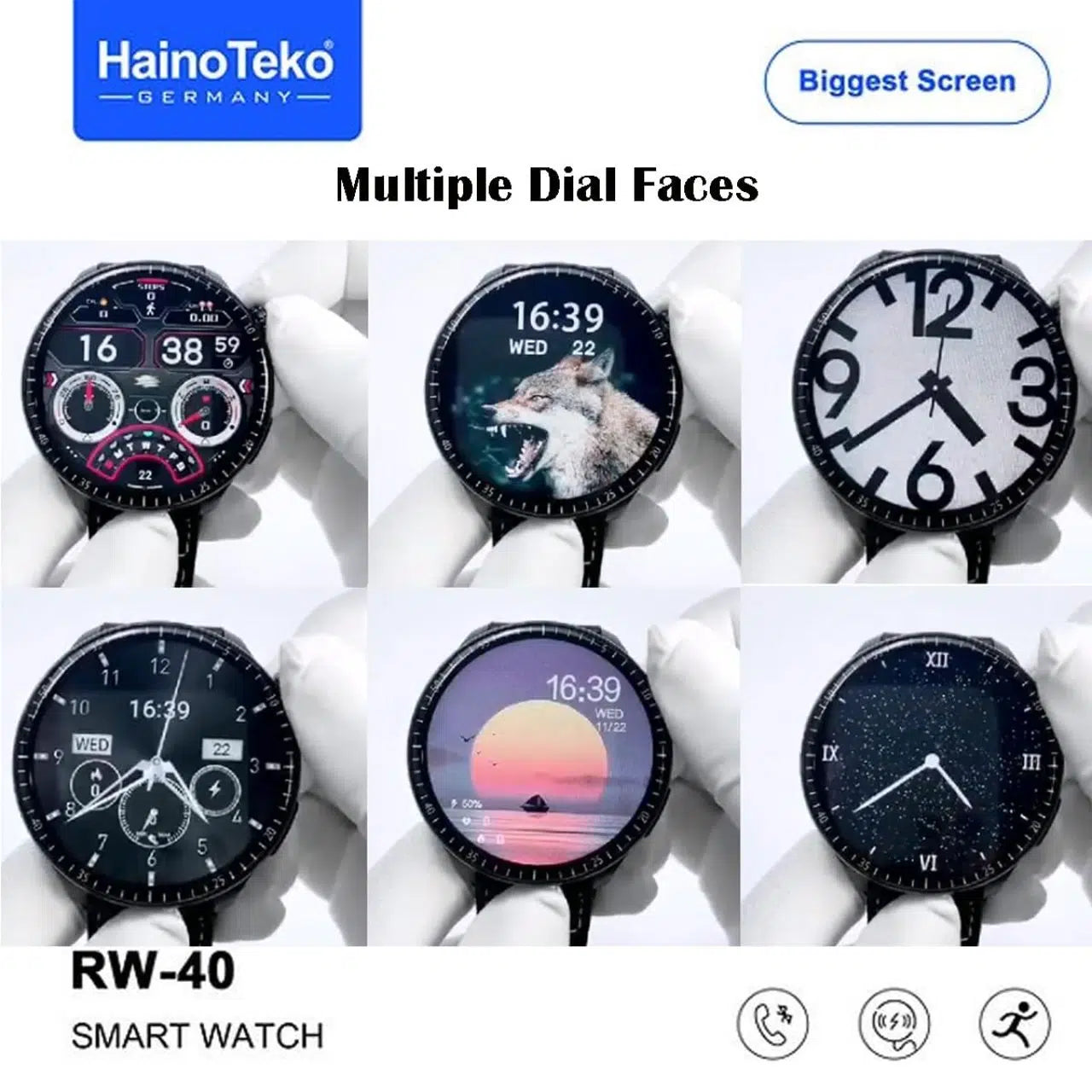 Haino Teko RW-40 noir +airpods gratuit