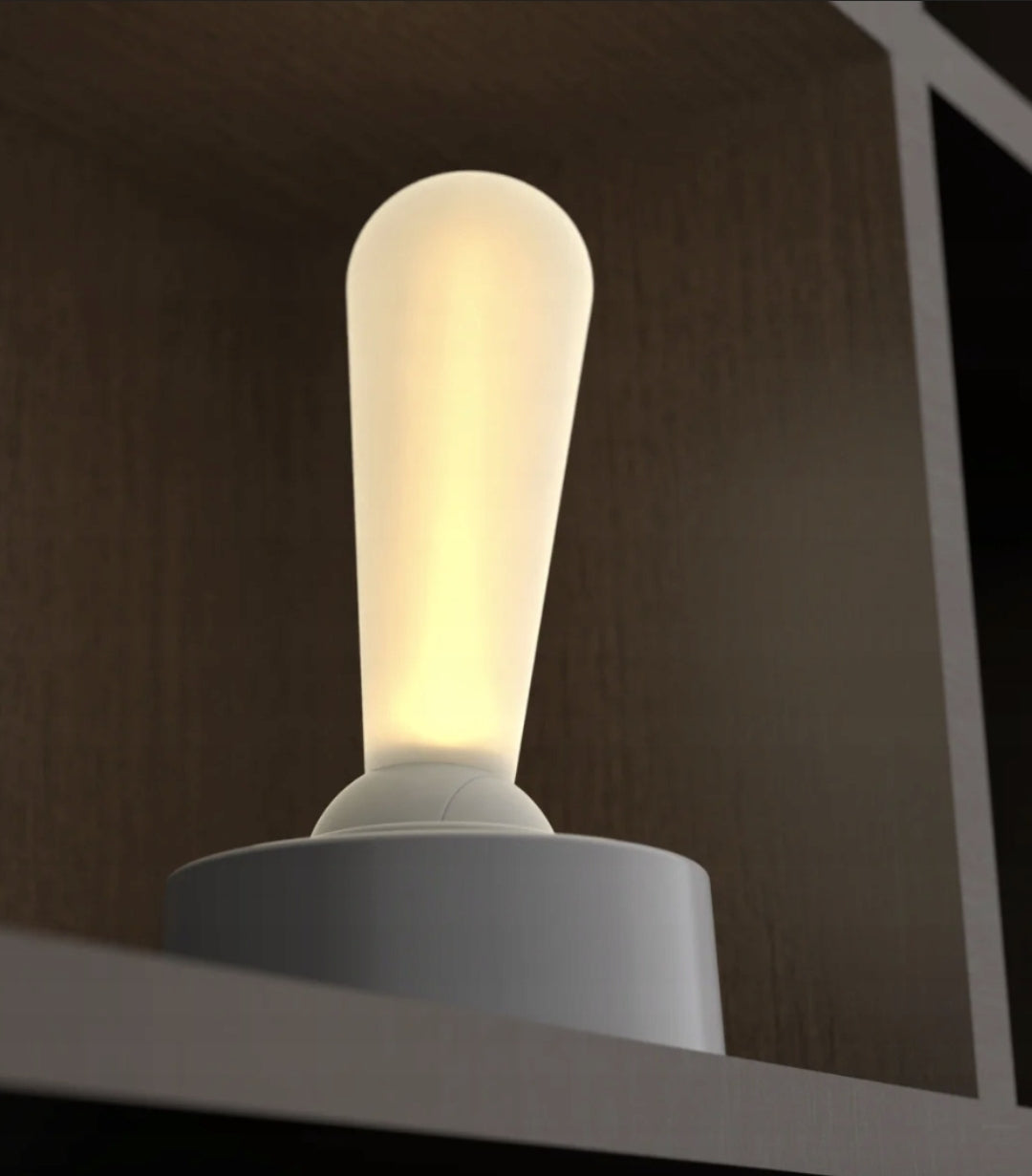 LAMPE DE NUIT LED BLANCHE LEVIER LUMIÈRE JOYSTICK USB