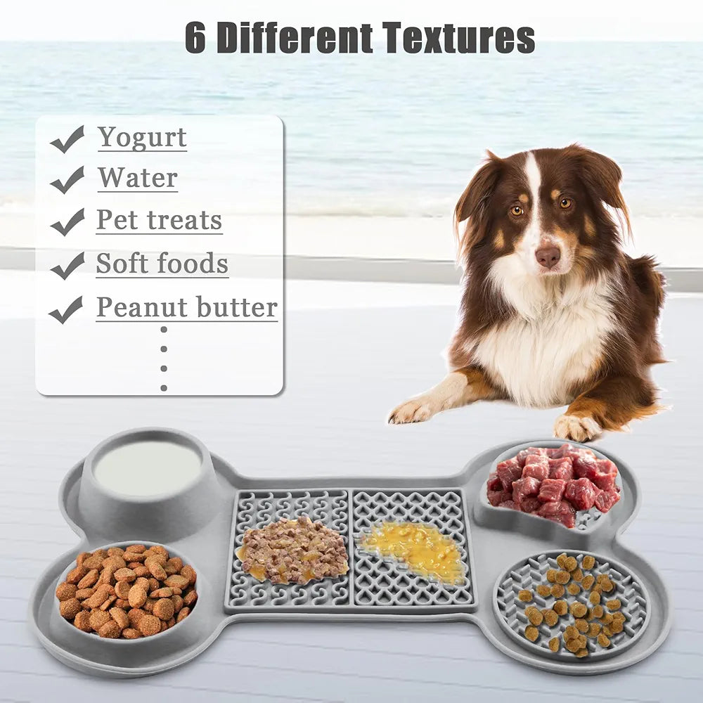 Tapis de Léchage Multifonction pour Chiens et Chats