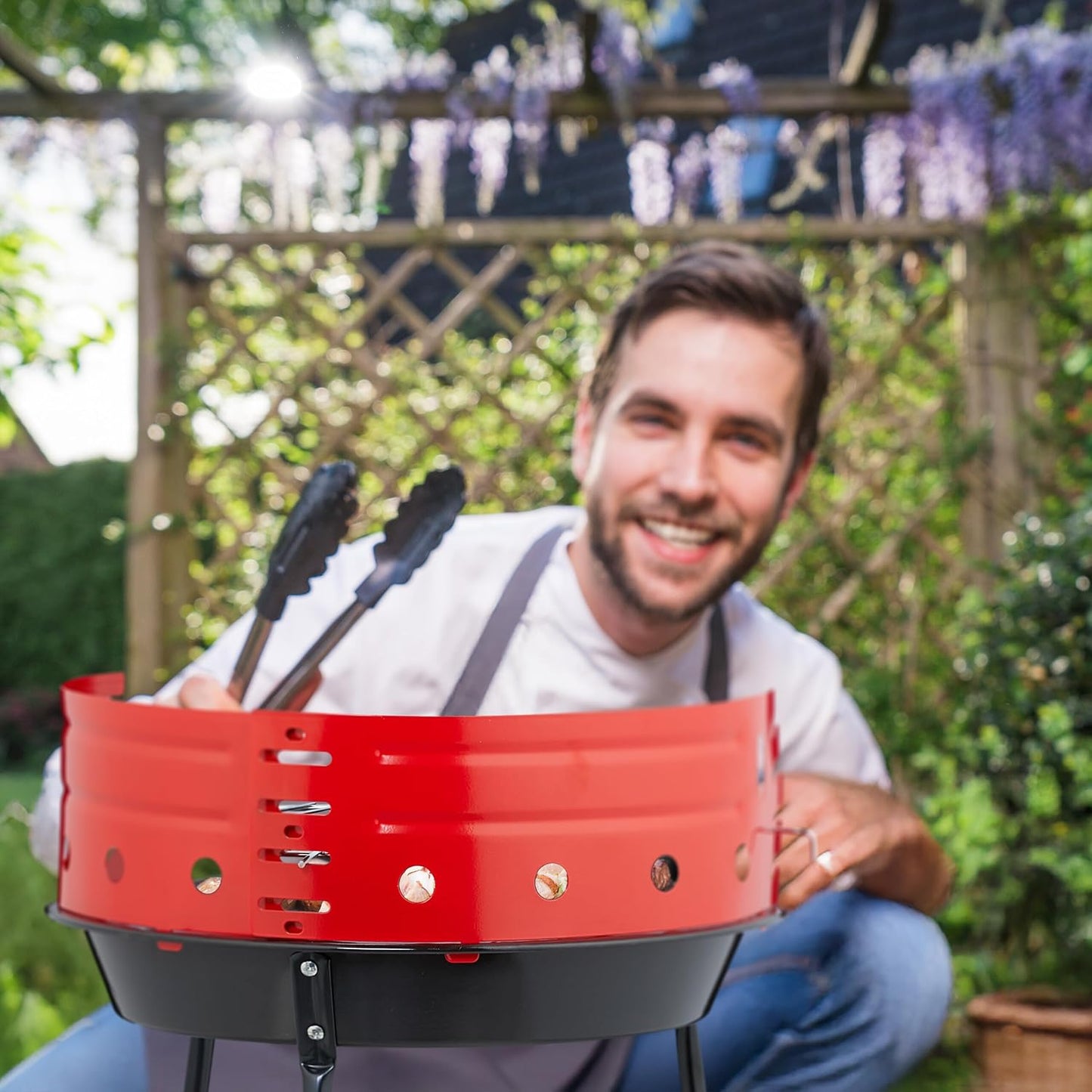Barbecue charbon Ø 37.5 cm sur 3 pieds
