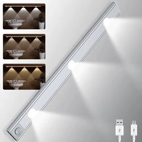 Lampe LED À Détecteur De Mouvement Avec 4 Ampoules