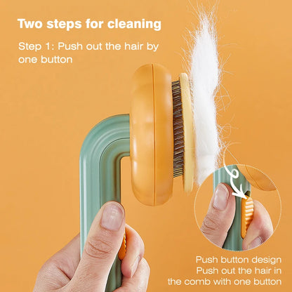 Brosse-peigne pour le toilettage des animaux de compagnie, élimine les poils morts