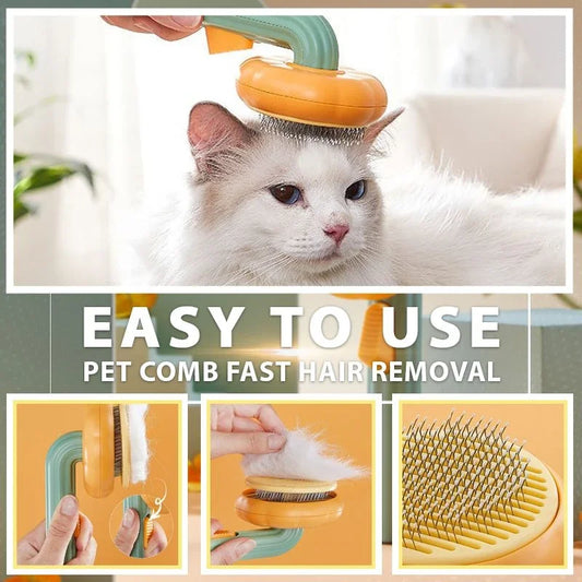 Brosse-peigne pour le toilettage des animaux de compagnie, élimine les poils morts
