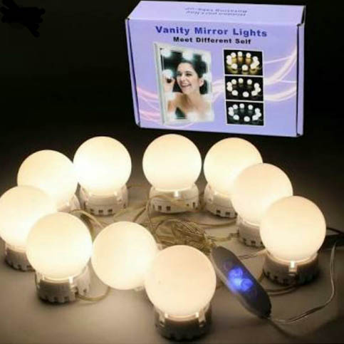 10 Ampoules LED pour Miroir de Maquillage