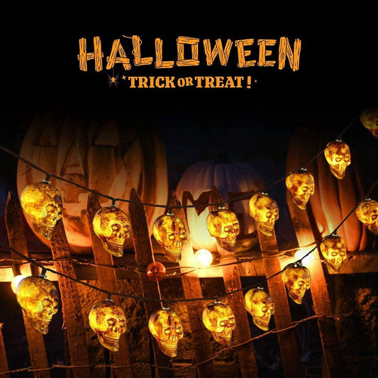 Guirlandes Lumineuse Halloween Tunisie - Tête de mort