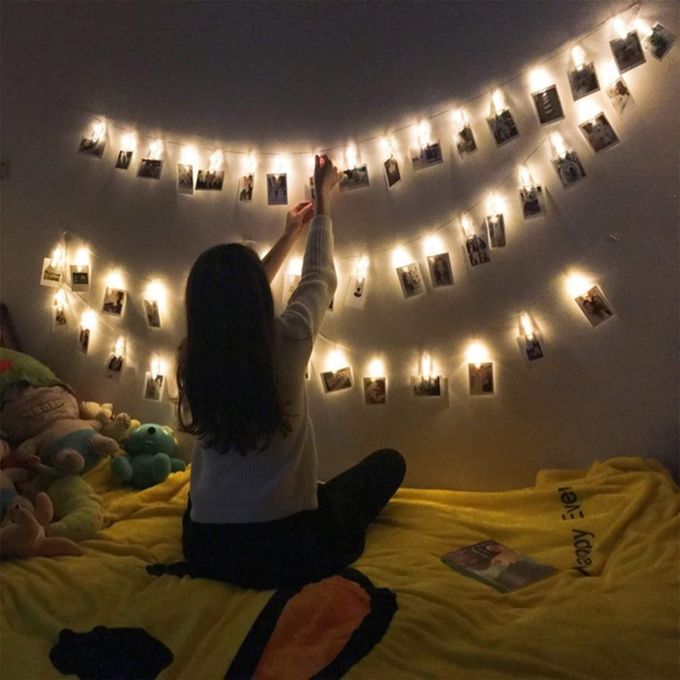 Guirlande Lumineuse Photo Clip LED - Epingle Lumineuse