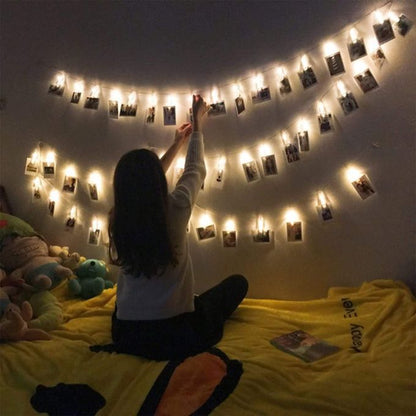Guirlande Lumineuse Photo Clip LED - Epingle Lumineuse