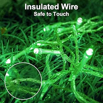 Guirlande lumineuse décorative - Kit 100 LED vert - 10M
