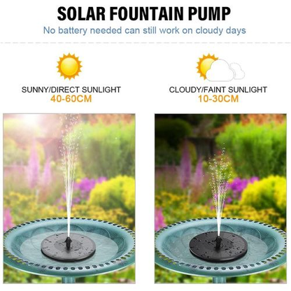 Fontaine Solaire Extérieure Flottante