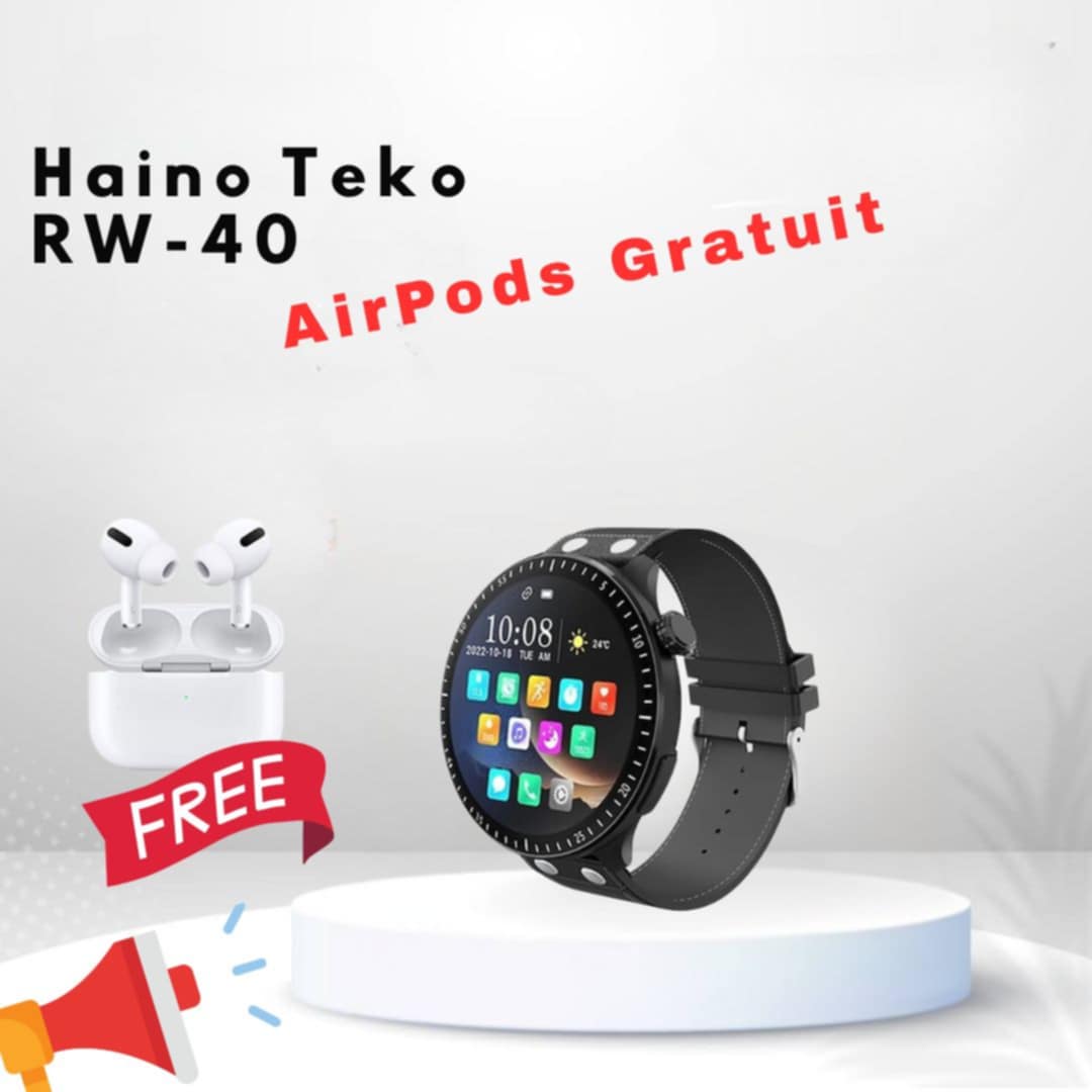 Haino Teko RW-40  noir +airpods gratuit