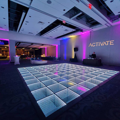 Piste de Danse LED à Effet Infini – 1 Pièce