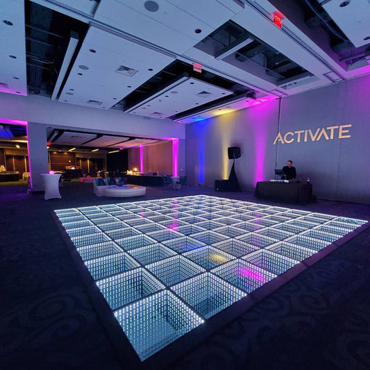Piste de Danse LED à Effet Infini – 1 Pièce
