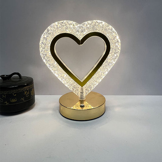 Lampe LED Tactile Moderne Forme Coeur