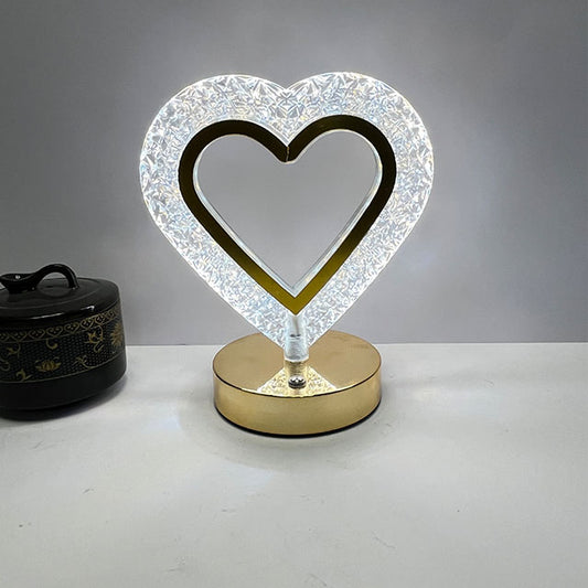 Lampe LED Tactile Moderne Forme Coeur