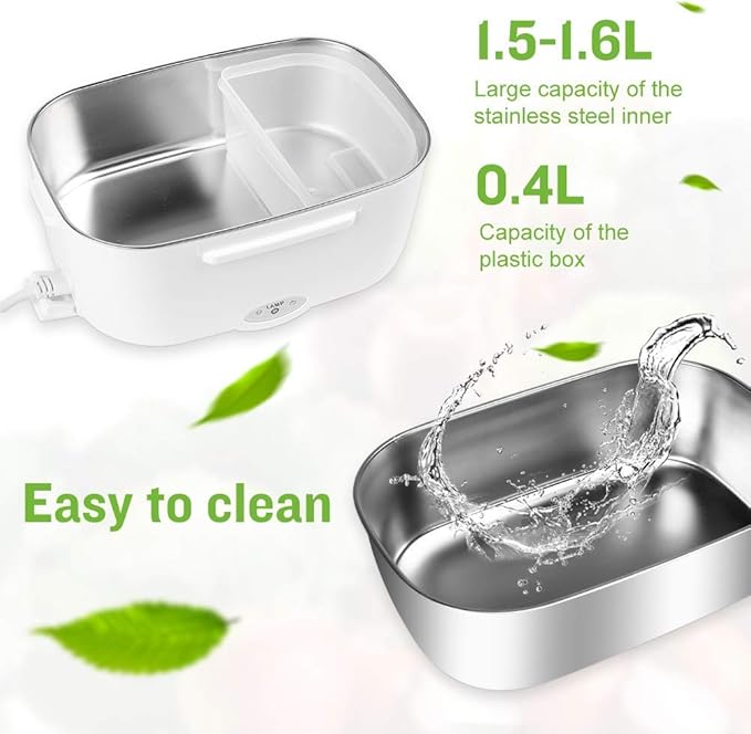 Boîte à Déjeuner Électrique en Acier Inoxydable
