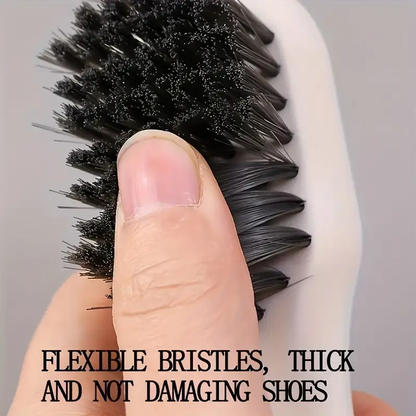 brosse à chaussures avec réservoir, brosse à chaussures multifonction