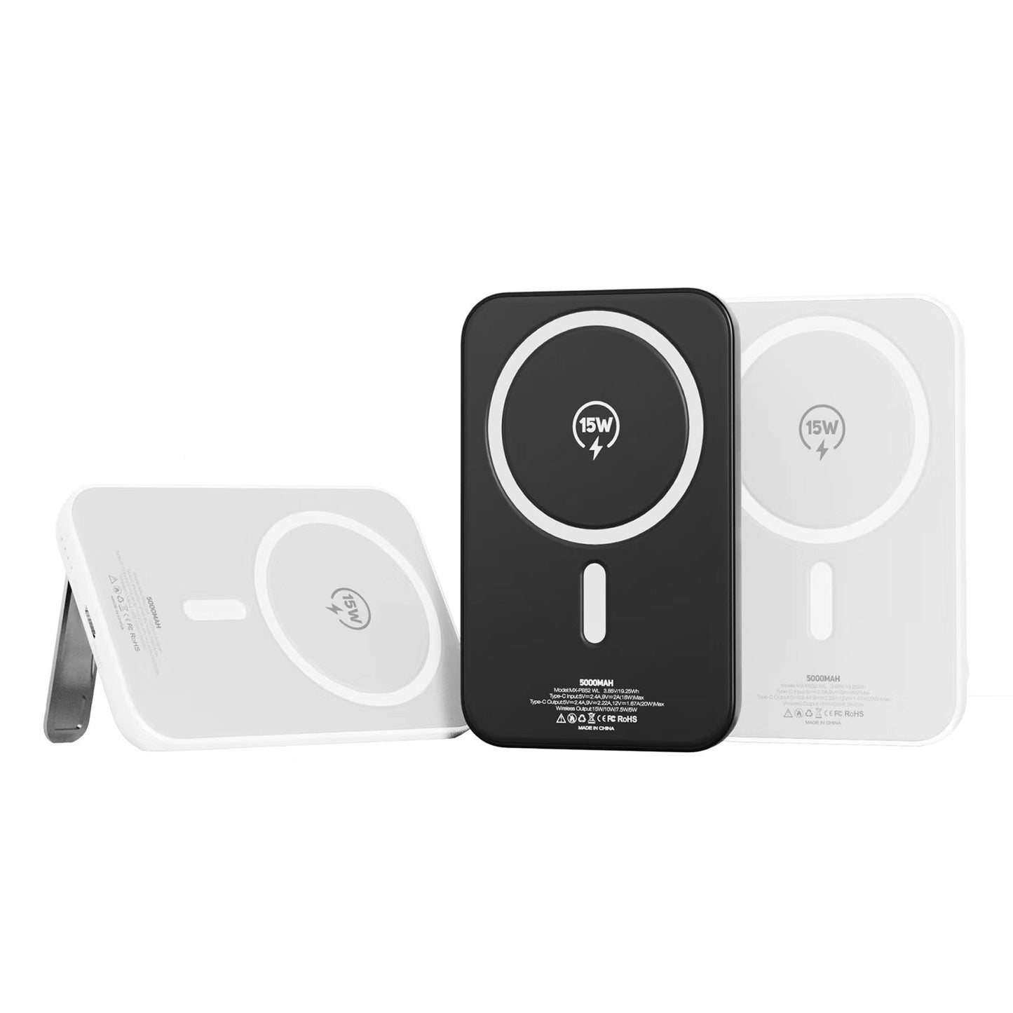 Power bank magnétique sans fil de 5000mAh (compatible MagSafe)