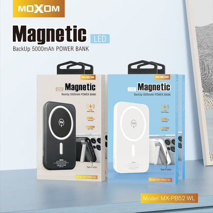 Power bank magnétique sans fil de 5000mAh (compatible MagSafe)