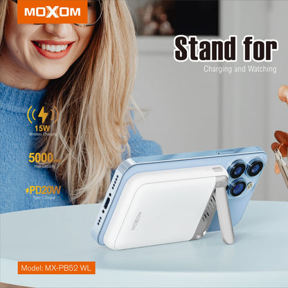 Power bank magnétique sans fil de 5000mAh (compatible MagSafe)